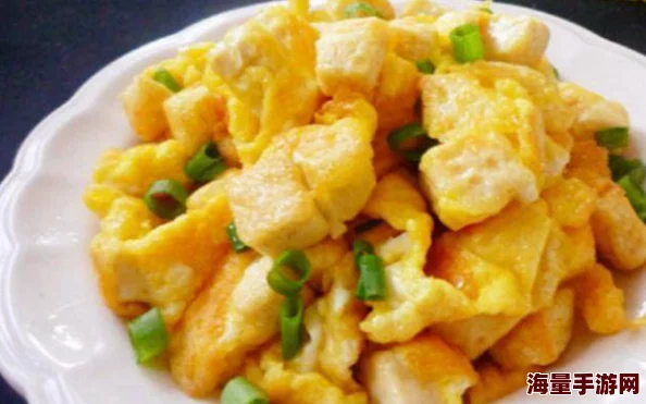 黑暗料理王特色菜：猪肉生菜蛋包豆腐丁详细做法教程