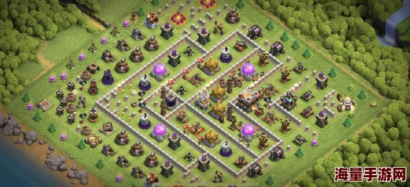 部落冲突2024热门原创11本布局:300城墙高效防御阵型解析 部落冲突2024热门原创11本布局:300城墙高效防御阵型解析