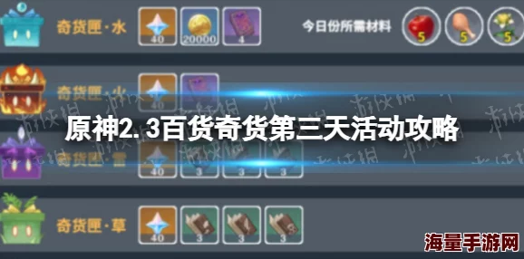 原神4.3奇货百货兑换什么比较好4.3奇货百货兑换建议推荐